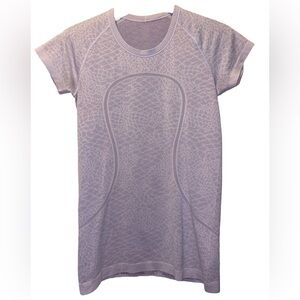 Lululemon Athletica Swiftly Light Purple Short Sleeve Tee 10